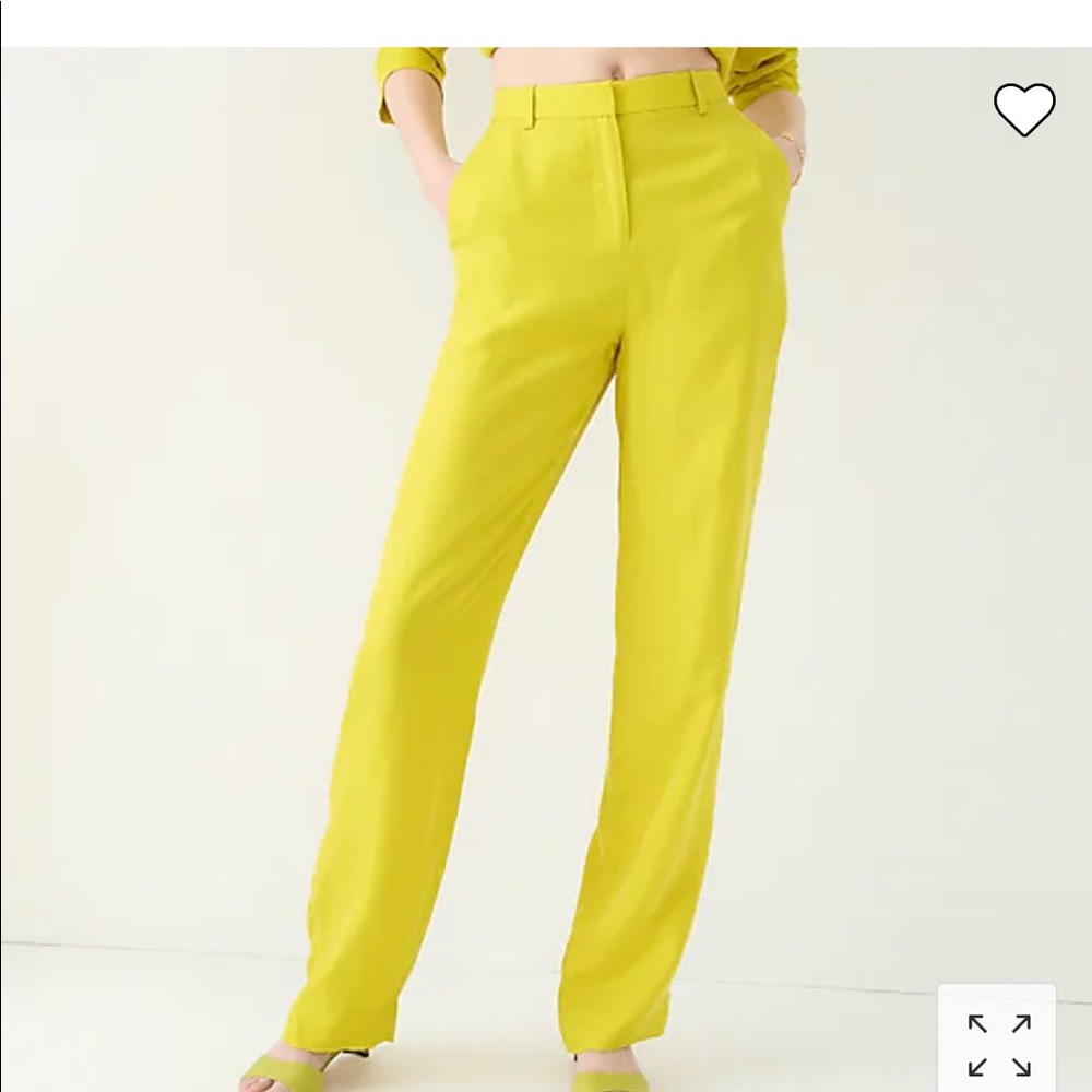 Black J. Crew Cupro Drapey Trouser